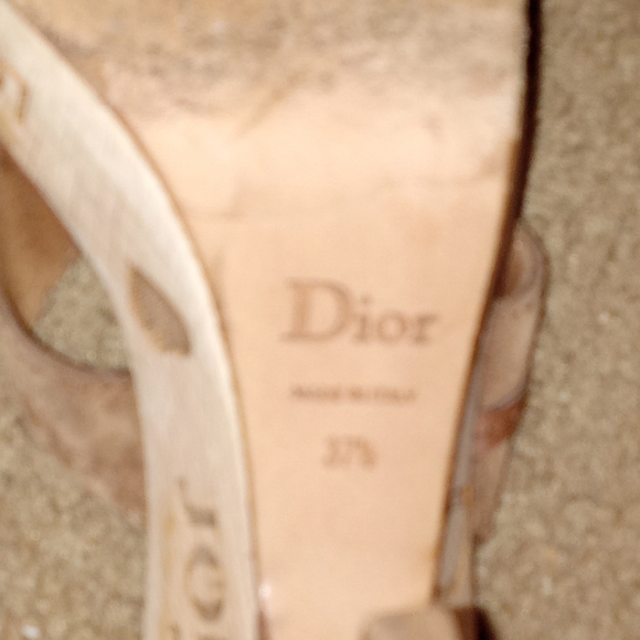 Dior Brown and Tan Heels - Picture 6 of 6